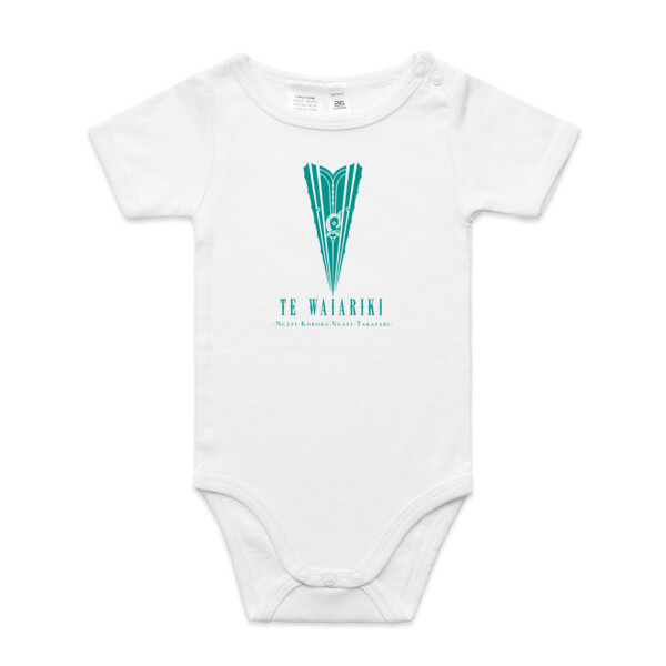 Kōhungahunga kahukiri (teal print) Thumbnail