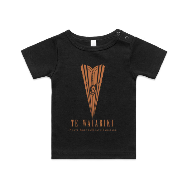 Kōhungahunga tīhāte (tan front print only) Thumbnail