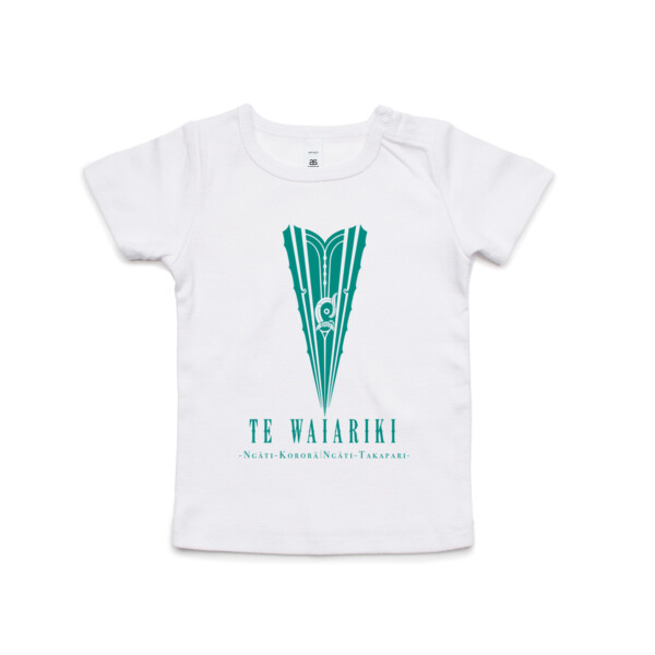 Kōhungahunga tīhāte (teal front print only) Thumbnail