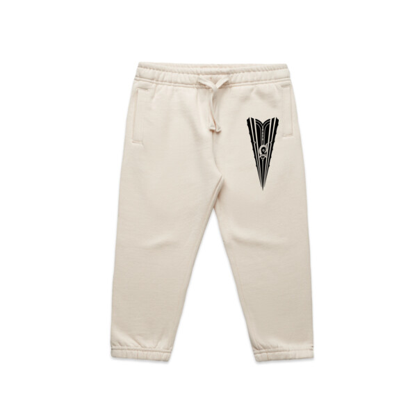 Rangatahi trackpants (black print) Thumbnail